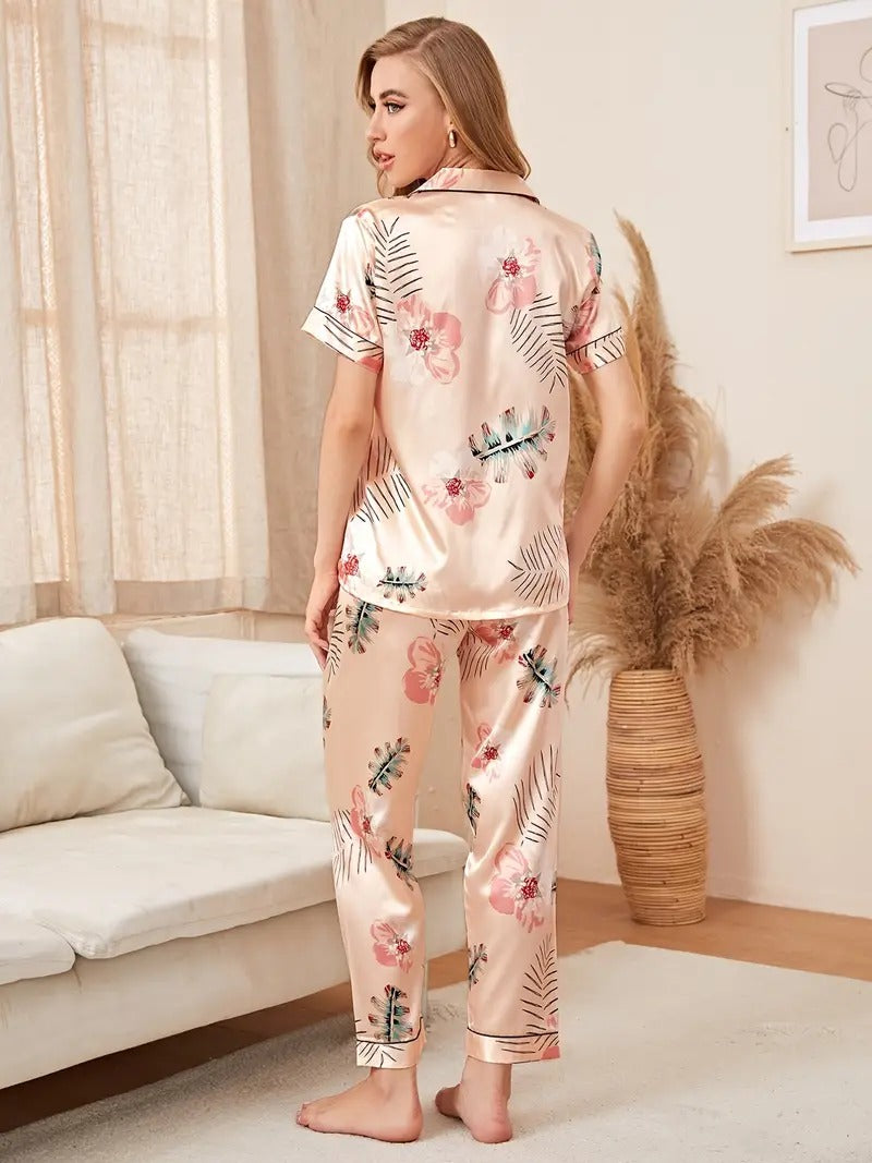 Floral Print Night Suit