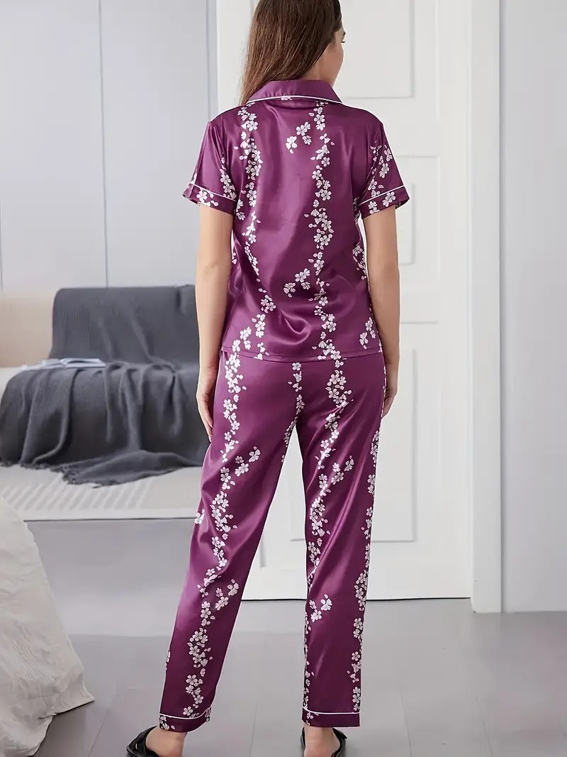 Floral Print Night Suit