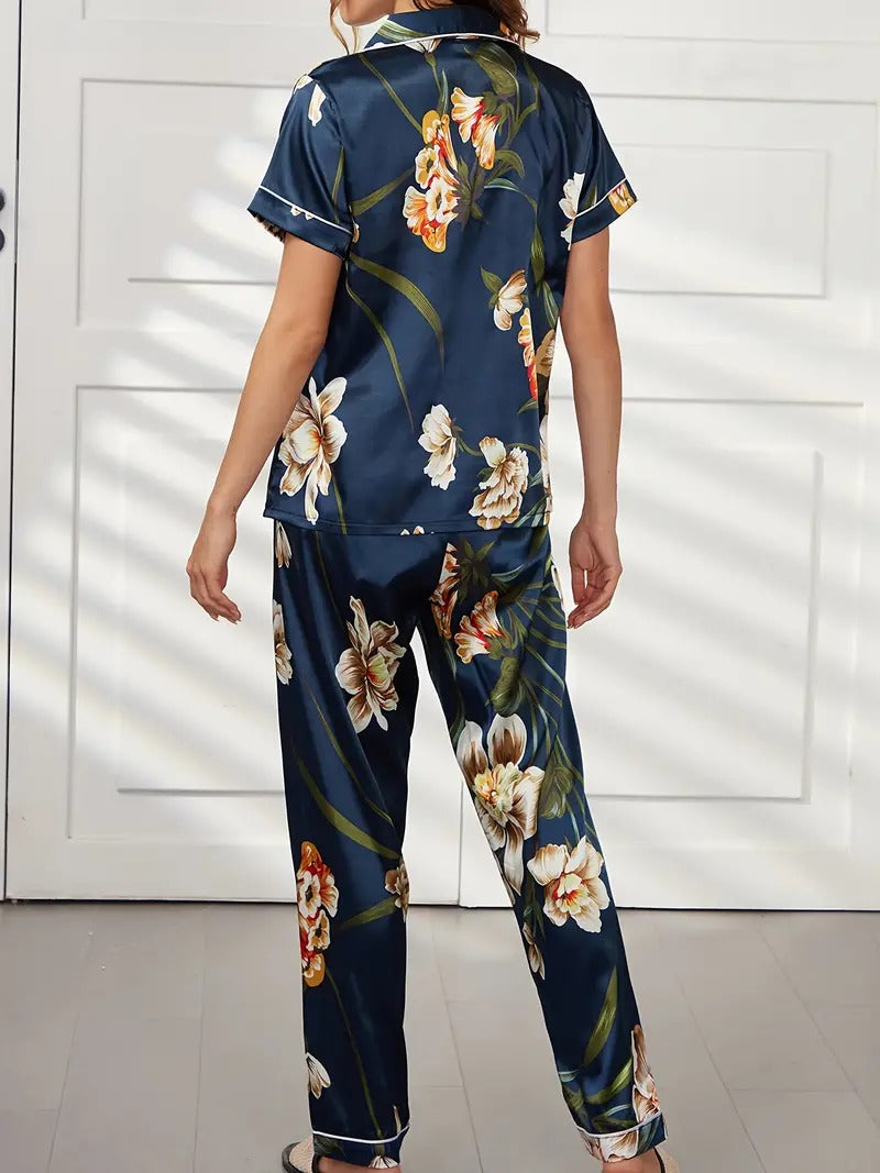 Floral Print Night Suit