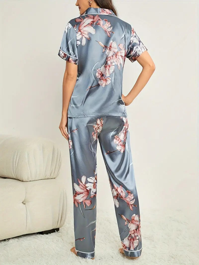 Floral Print Night Suit