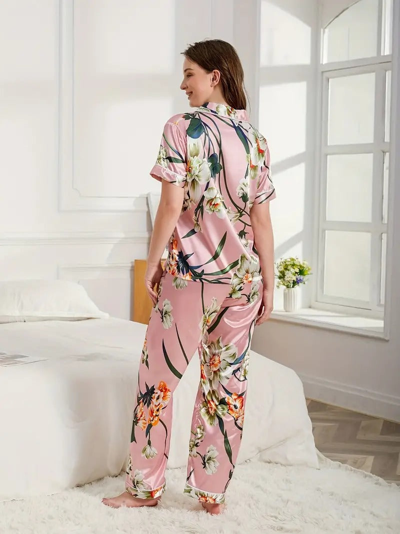 Floral Print Night Suit